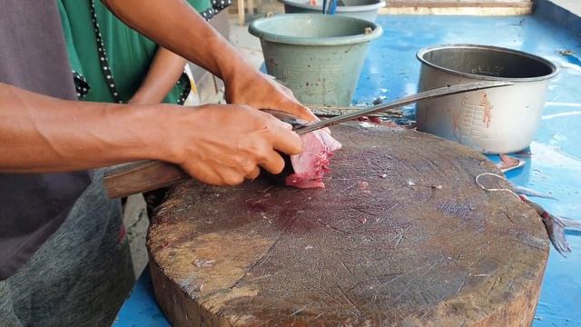 Tuna Cutting Sharpness ~ Cutting Fish Tuna | Cut Fish | by Chek смотреть онлайн