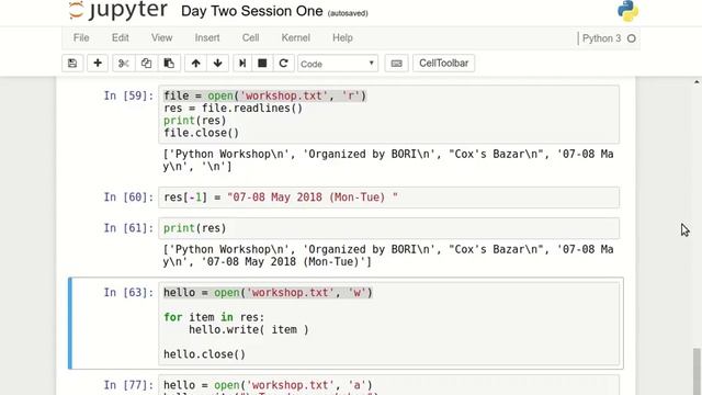 Python and Data Analytics Workshop: Day Two Session Two смотреть онлайн