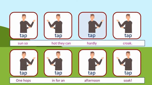 EASY Body Percussion: Counting Backward Frog Song
