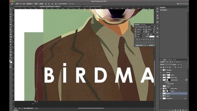Photoshop Fun | Birdman Movie Poster смотреть онлайн