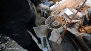 Креста 1G-FE. Замена вискомуфты. Замена ДТОЖ.