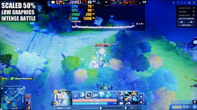 AMD FSR working on oldest supported iGPU Intel HD 4000 from 2012 (DOTA 2) смотреть онлайн