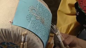 Кружевоплетение на коклюшках.Четвёртый урок.