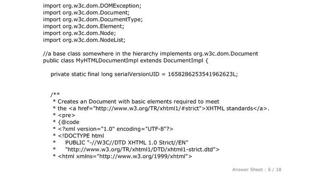 HTML : How can I build an HTML org.w3c.dom.Document? смотреть онлайн