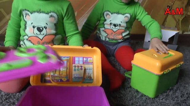 VLOG: в гостях у бабушки подарки))) детская 