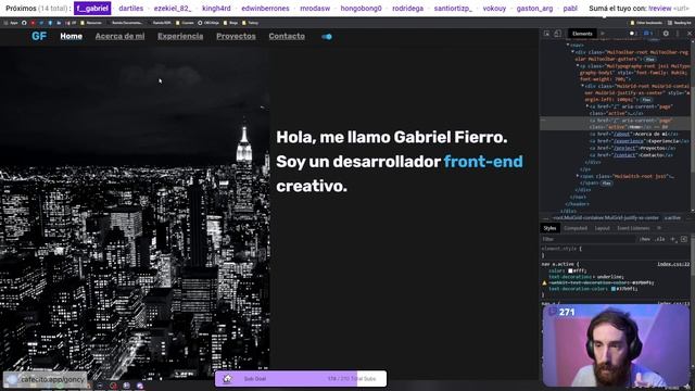 Revisamos portfolios y proyectos frontend en React de la comunidad #1 смотреть онлайн