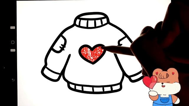 Bolalar uchun Kozok rasm chizish/Drawing Sweater for children/Рисование Свитера для детей смотреть онлайн