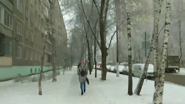 Балашиха, Московская область. Мкр, Южный. Наконец-то кажется наступает зима... смотреть онлайн