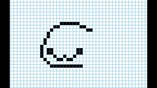 Как нарисовать Морского котика по клеточкам смотреть онлайн