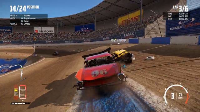 Wreckfest Six Lap Jumps смотреть онлайн