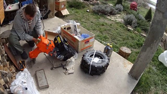 Купил мотоблок Forte 1050GS.Обзор,распаковка,сборка и тест. смотреть онлайн