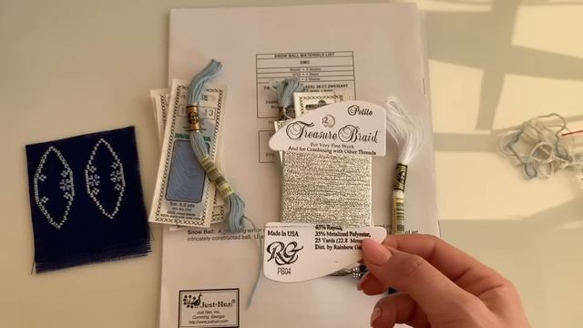208. Снежный шарик от Just Nan. Готовая работа, подробный подбор. смотреть онлайн