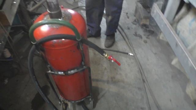Пескоструй из газового баллона своими руками. Какова эффективность? смотреть онлайн