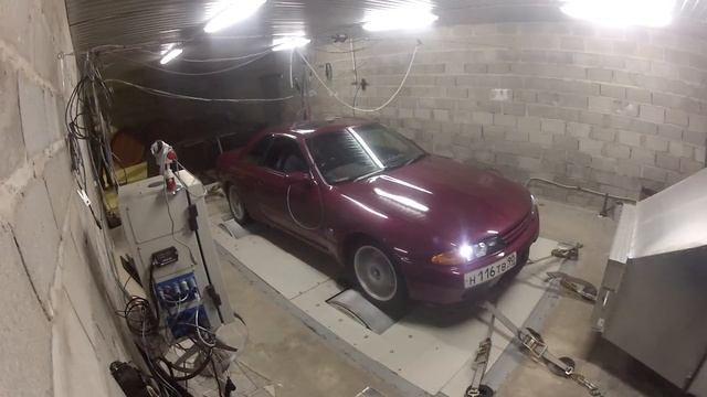 Замер мощности Nissan Skyline GTR (BNR32) на стенде CityCustoms смотреть онлайн