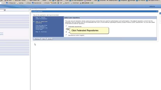 Setup Federated Repository in WebSphere 8 5 5 смотреть онлайн