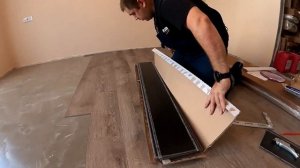 Кварцвиниловая плитка Quick Step укладка на клей фиксатор!