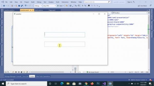WPF C# Tutorial- How to data bind in WPF with Text Boxes - Sliders - Combo boxes - Databinding Mode