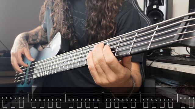 TRIVIUM - Feast of Fire (Bass Cover + TABS) смотреть онлайн