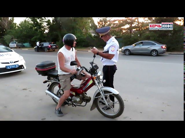 За выходные в Керчи поймали 7 нетрезвых водителей