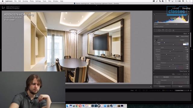 Обработка HDR. Обработка интерьерной съемки. Алексей Довгуля смотреть онлайн
