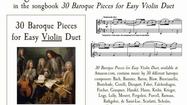 Pergolesi’s Andante in E-flat Major (from Trio Sonata in G Minor) for violin duet смотреть онлайн