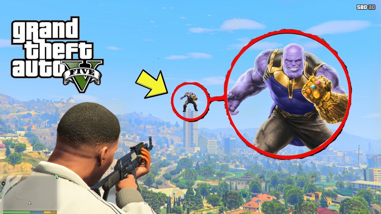 Я Нашел ТАНОС в ГТА 5 / Thanos GTA 5 смотреть онлайн