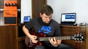 BOSS MD-2 Mega Distortion / Обзор перегруза + пониженный строй