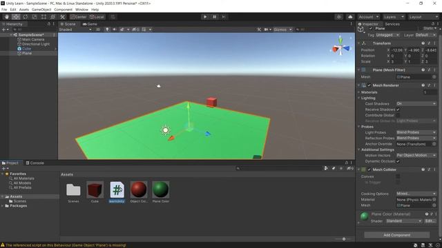 Программирование в Unity. удаление и создание объектов Instantinate() и Destoy()