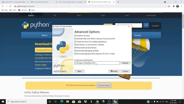 How to install python-3.9.5 in windows 8, 8.1 and 10 | Easiest way✌? смотреть онлайн