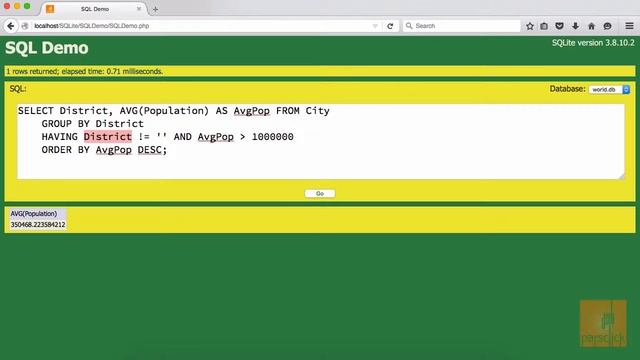 ۴۰- فانکشن AVG در اسکیوال لایت смотреть онлайн