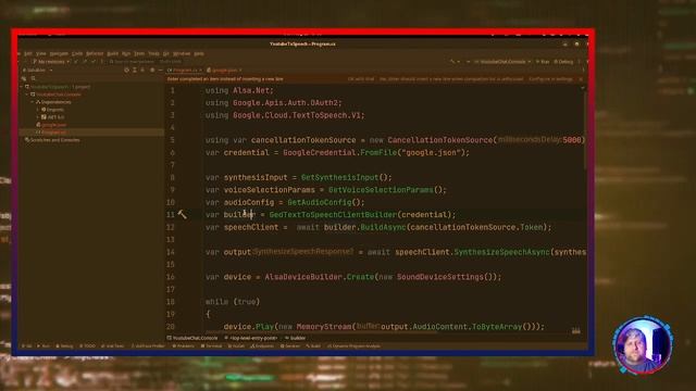 Using Google API Speech Synthesis in .Net Core смотреть онлайн