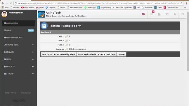Rapid4 - How to hide Save and Submit button on your form смотреть онлайн