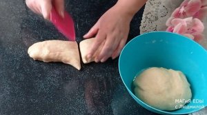 Постные пирожки без дрожжей, соды и разрыхлителя.