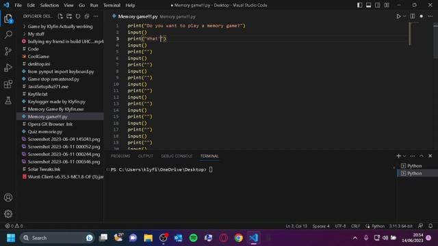 How to code a quick memory game in python super easy for begginers!! смотреть онлайн