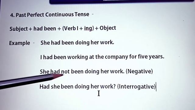 Past perfect continuous tense смотреть онлайн