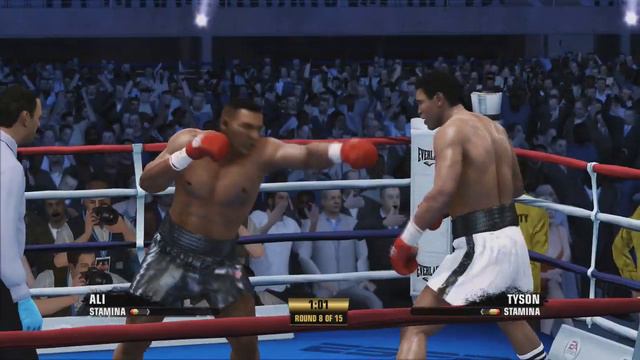 Muhammad Ali vs Mike Tyson Full Fight - Fight Night Champion Simulation смотреть онлайн