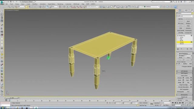 3DsMAX МОДЕЛИРОВАНИЕ СТОЛА смотреть онлайн