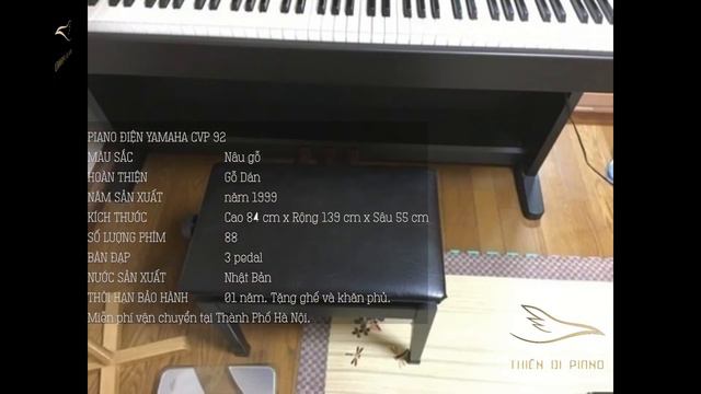 Đàn Piano Điện Yamaha CVP 92 - Thiên Di Piano смотреть онлайн