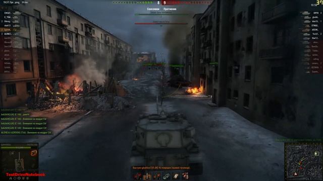 Asus N750JK | World of Tanks 0.9.1 | Высокие настройки смотреть онлайн