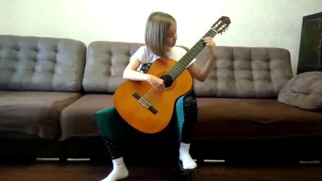 Пеньковская Анна Дмитриевна, г.Красноярск, V Красноярский откр конк юных исполн на гитаре "Сюрприз" смотреть онлайн