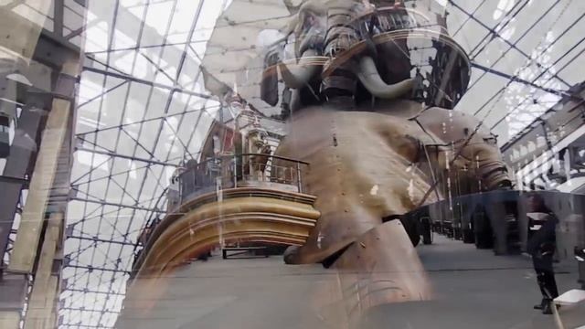 Механический слон. Le Grand Éléphant. Nantes. Нант. Франция смотреть онлайн