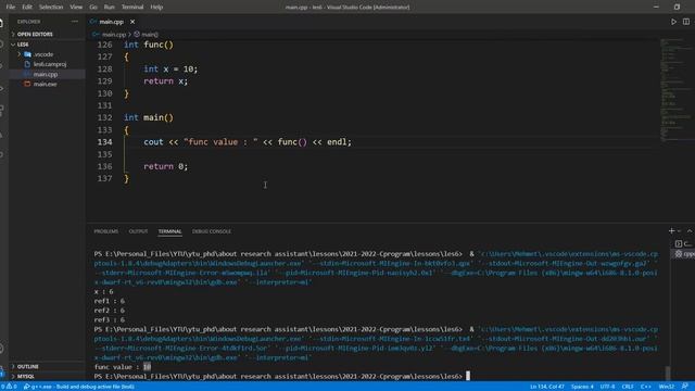 C Programming 2021/2022 - Spring - Les6- Reference Concept in CPP смотреть онлайн