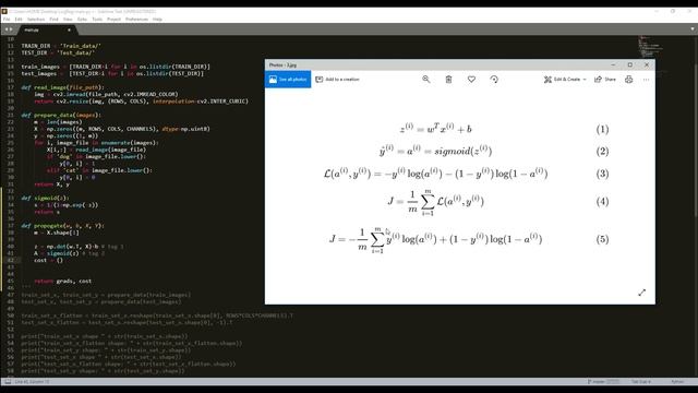 Logistic regression - Forward and Backward propagation part 5 смотреть онлайн