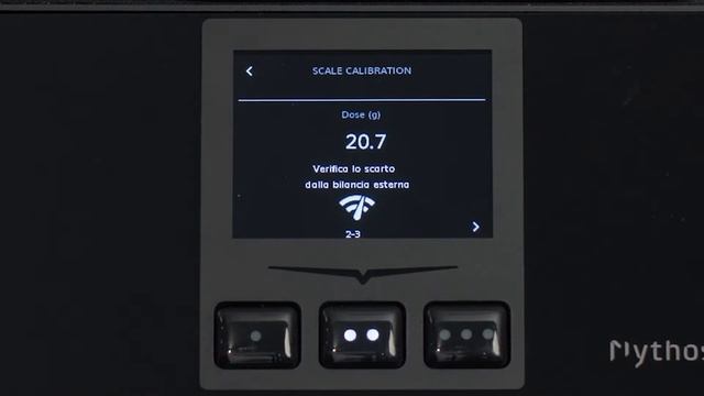 Как откалибровать весы на Mythos