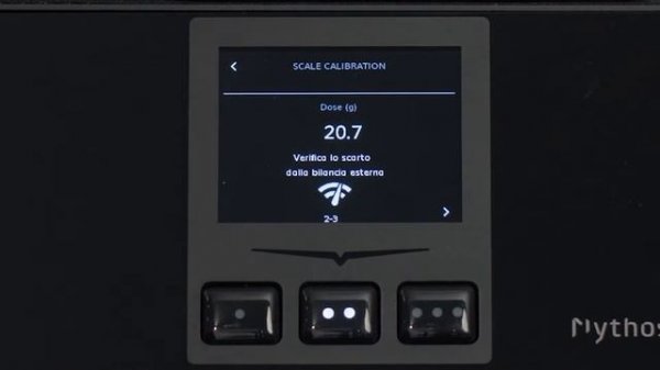 Как откалибровать весы на Mythos