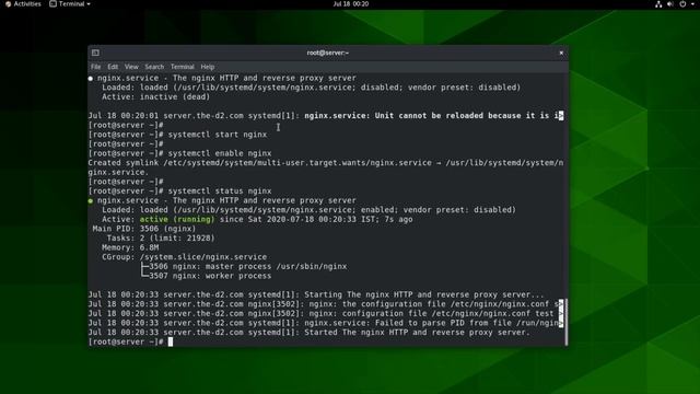 Install Nginx 1.14.1 on CentOS 8 смотреть онлайн
