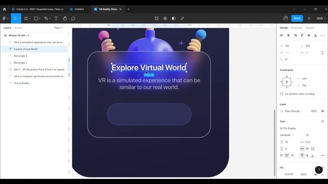 Virtual Reality Store App UI Design using Figma (App UI Design | From Scratch) смотреть онлайн