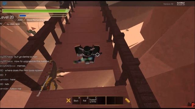 [Roblox Swordburst 2] How to get to the Floor 5 Boss смотреть онлайн