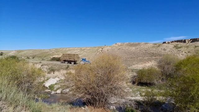 2-Рейс по ОПАСНЫМ СКЛОНАМ НА ТРАКТОРЕ Т-40.За сено приходится трудно пахать смотреть онлайн
