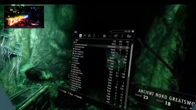 Skyrim VR 140 Mods, New Character Episode 1, Very Naked, Lets Go !!! @ Virtual Game God